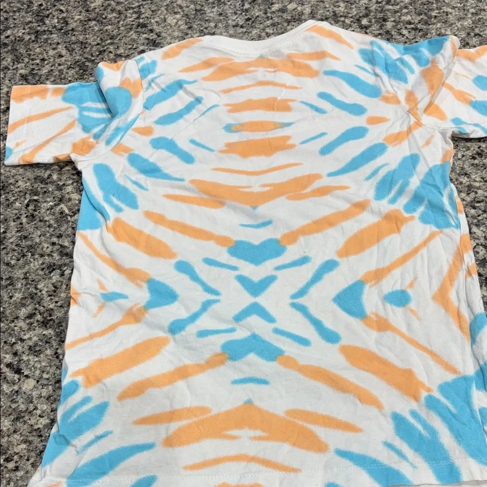 Nike Kids Tie-Dye T-Shirt - Blue, Orange, and White - Picture 6 of 6